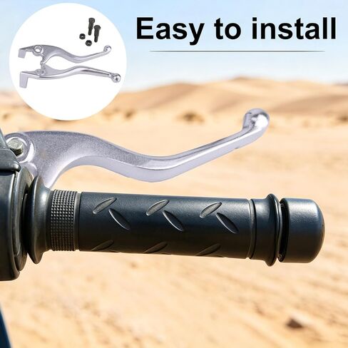 1 Pair Left and Right Handbrake Levers for Soleil01 Dirt Bike, Aluminum Alloy Hand Brake Levers with Mounting Hardware E-Bike Clutch Lever Replacement Parts for Soleil 01 Electric in Kuwait
