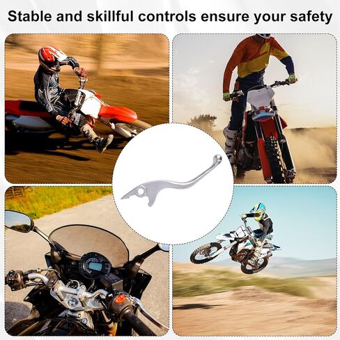 1 Pair Left and Right Handbrake Levers for Soleil01 Dirt Bike, Aluminum Alloy Hand Brake Levers with Mounting Hardware E-Bike Clutch Lever Replacement Parts for Soleil 01 Electric in Kuwait