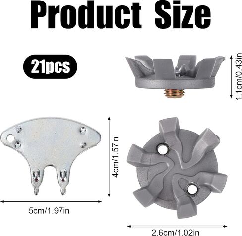 Penitue 20pcs Golf Shoe Spikes, TPU Material Premium Golf Shoe Spikes Replacements with Silver Cleats Spanner Suitable for Golf-Lover and Player in Kuwait