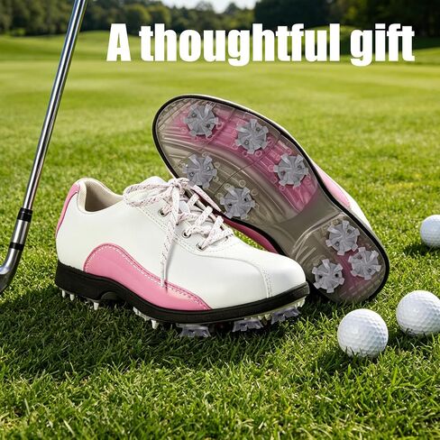 Penitue 20pcs Golf Shoe Spikes, TPU Material Premium Golf Shoe Spikes Replacements with Silver Cleats Spanner Suitable for Golf-Lover and Player in Kuwait