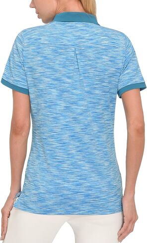 Little Donkey Andy Women's Lightweight Short Sleeve Golf Polo Shirt 3-Buttons Collared Quick Dry Moisture Wicking UPF 50+ in Kuwait