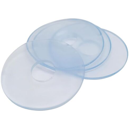 100pcs M8x25mmx1.3mm Clear Plastic Flat Washers,Sealing Soft Gaskets for Glass Door Handle Connections in Kuwait