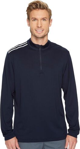 adidas Golf Men's Adidas Classic 3-Stripes 1/4 Zip Pullover in Kuwait