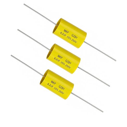 5 PC 6.8uF 250V MKP CBB20 Film Capacitor, Axial Audio Speaker Crossover Capacitor, ±5% Polypropylene Step-Less Frequency Divider Capacitor for Audio Equipment, Power Amplifier and DIY Electronics in Kuwait