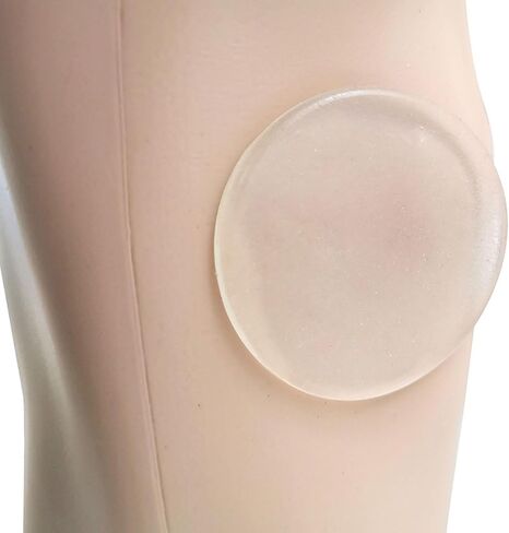 Generic Ankle Gel Cushion Pads, 2PCS Soft Gel Discs Relieve Pressure Improve Circulation, with Cushion Protection for Ice Skating Hockey Roller Skate Ski Hiking in Kuwait