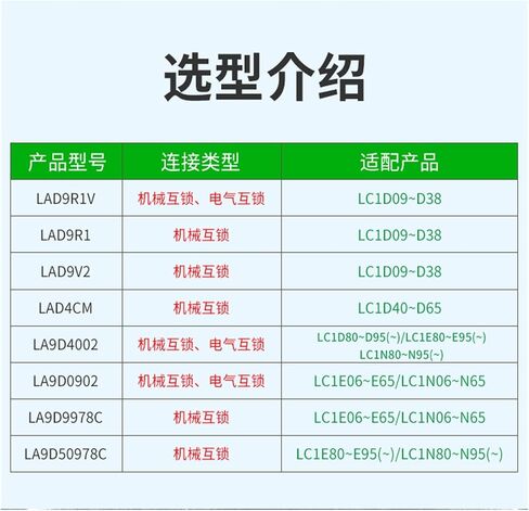 ملحقات المقاولين المتشابكة وحدة LAD4CM محول LC1D40-D65 سلسلة lad4cm in Kuwait