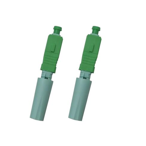 Single-Mode Optical Connector SC SM FTTH Tool Cold Connector Tool SC UPC Fiber Optic Fast Connector(SC APC 100PCS) in Saudi Arabia