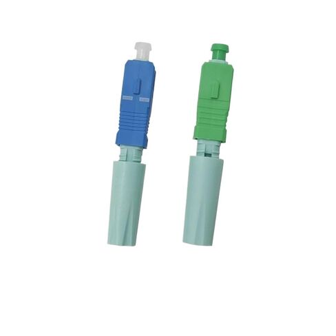 Single-Mode Optical Connector SC SM FTTH Tool Cold Connector Tool SC UPC Fiber Optic Fast Connector(SC APC 100PCS) in Saudi Arabia