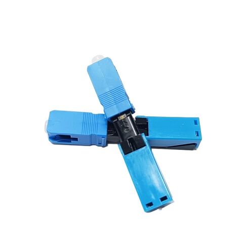 SC UPC/APC Tool Cold Connection Adapter FTTH Quick Fiber Optic Fast Connector Embedded(UPC 50PCS) in Saudi Arabia