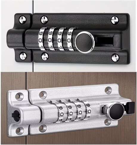 Combination Gate Locks Keyless Door Lock Sliding Assembly Bolt Lock - Mechanical Code Lock for Gate Shed Cabinet Security Use in Kuwait