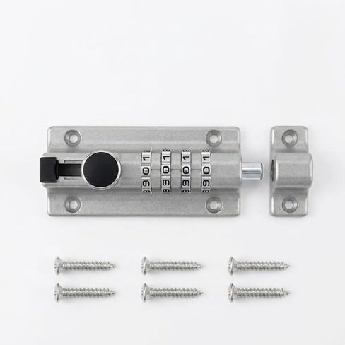 Combination Gate Locks Keyless Door Lock Sliding Assembly Bolt Lock - Mechanical Code Lock for Gate Shed Cabinet Security Use in Kuwait
