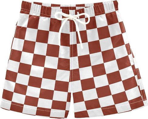 Toddler Boys Swim Trunks Quick Dry Board Baseball Shorts Mesh Lining Swimsuits in Kuwait