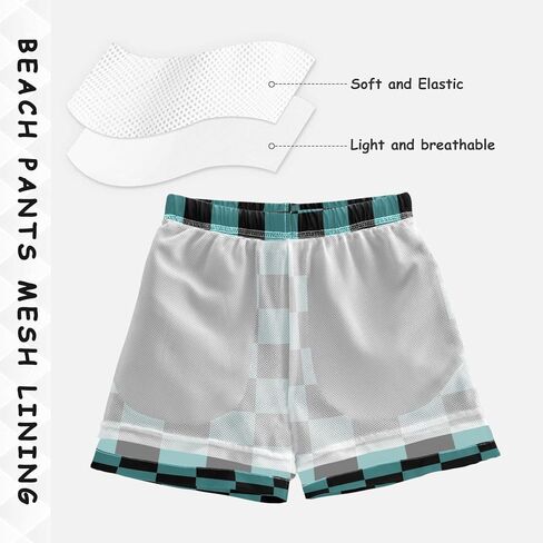 Toddler Boys Swim Trunks Quick Dry Board Baseball Shorts Mesh Lining Swimsuits in Kuwait