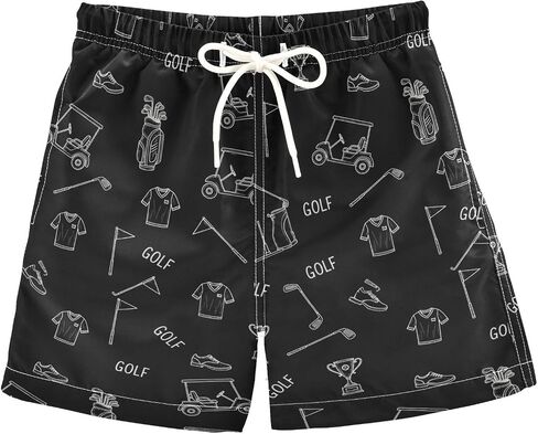 Toddler Boys Swim Trunks Quick Dry Board Baseball Shorts Mesh Lining Swimsuits in Kuwait