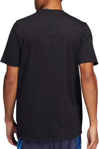 Adidas Men's Big Mood Freelift Short Sleeve Tee, Black in Kuwait