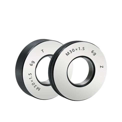 1SET(1*GO+1*NOGO) 6g Non-Standard Metric Fine Tooth Thread Ring Gauge Accuracy Measure Tool M28M29 Right Hand(M29-6g T Z,X 0.75) in Kuwait