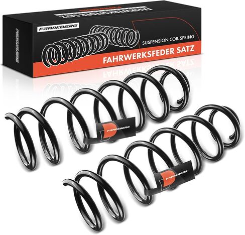 Frankberg 2x Coil Spring Rear axle Compatible with M.E.G.A.N.E III Grandtour KZ0/1 Estate car 1.4L-1.9L 2008-Today Replace# 550200026R in Kuwait