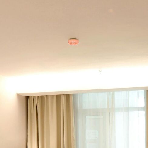 Tofficu Sensor Protective Cover 2-Pack Dustproof Cap for Fire Safety 4.21X4.21X1.34 Inches Fire Protective Shield for Home and Commercial Use in Kuwait