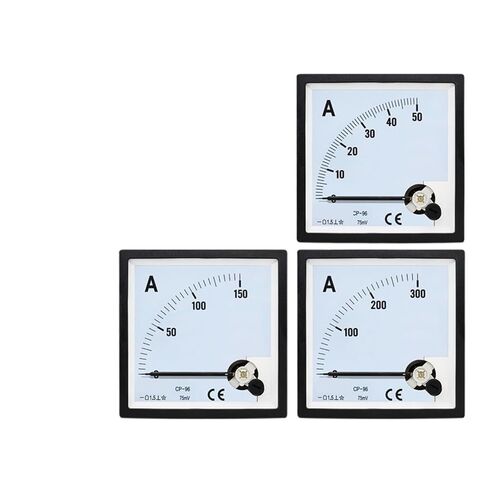SQ-96 CP-96 Ammeter Pointer Meter 1A 2A 3A 5A 10A 15A 20A 30A 50A 100A 200A 250A 300A 400A 500A 600A 800A 1000A 75mV(5A) in Kuwait
