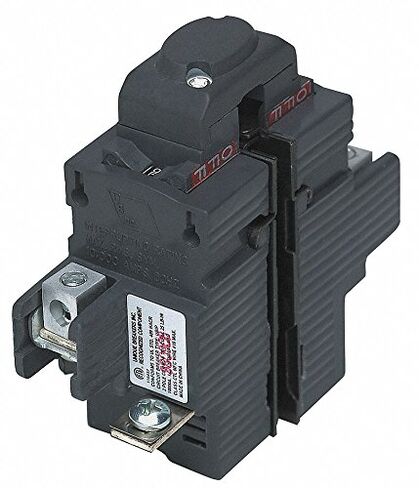 Plug In Circuit Breaker, UBIP, Number of Poles 2, 40 Amps, 120/240VAC, Standard in Kuwait