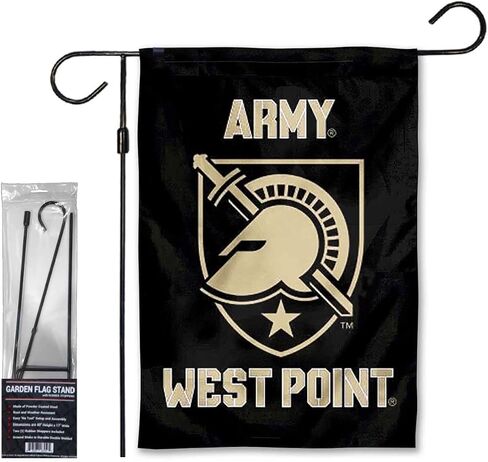 US Army Garden Banner Flag with Stand Pole Holder in Kuwait