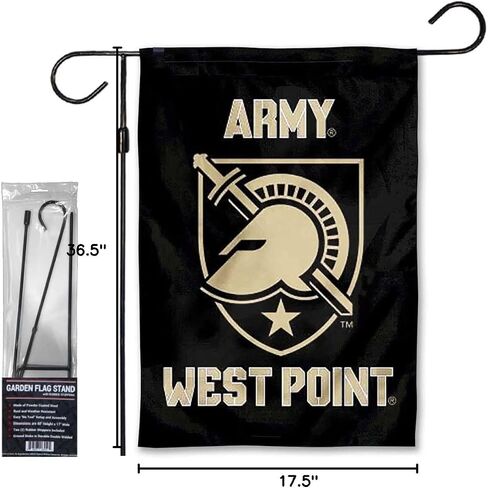 US Army Garden Banner Flag with Stand Pole Holder in Kuwait