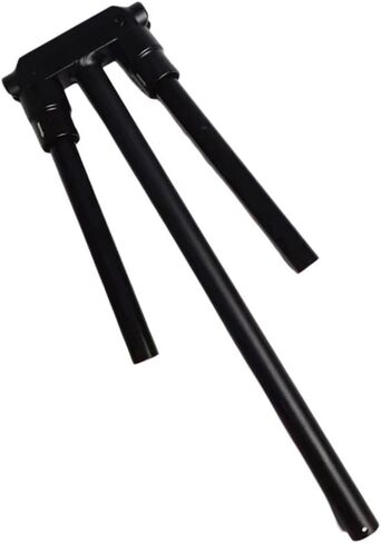 450mm T-Type Handlebar for Kugoo 10 Inch Electric Scooter, Metal Folding Kick Scooter Handle Bar Replacement Accessory, Black in Kuwait
