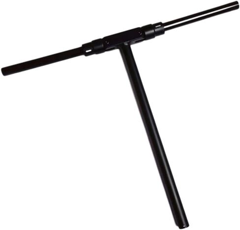 450mm T-Type Handlebar for Kugoo 10 Inch Electric Scooter, Metal Folding Kick Scooter Handle Bar Replacement Accessory, Black in Kuwait