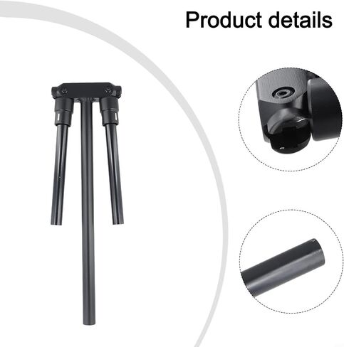 450mm T-Type Handlebar for Kugoo 10 Inch Electric Scooter, Metal Folding Kick Scooter Handle Bar Replacement Accessory, Black in Kuwait