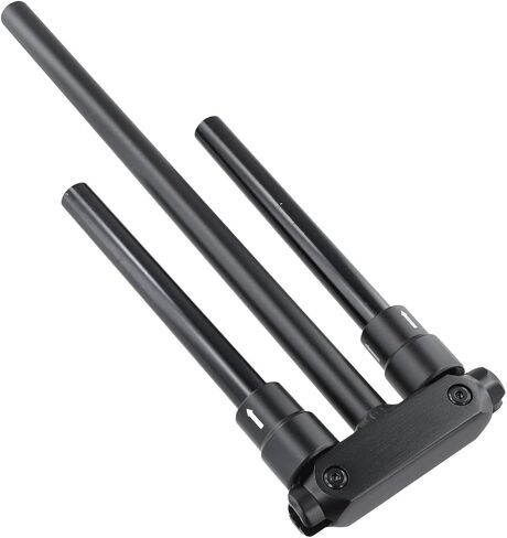 450mm T-Type Handlebar for Kugoo 10 Inch Electric Scooter, Metal Folding Kick Scooter Handle Bar Replacement Accessory, Black in Kuwait
