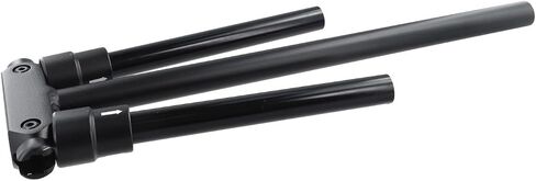 450mm T-Type Handlebar for Kugoo 10 Inch Electric Scooter, Metal Folding Kick Scooter Handle Bar Replacement Accessory, Black in Kuwait
