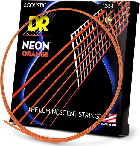 أوتار جيتار صوتي ملونة HI-DEF NEON™ (وردي، فاتح جدًا (10-48)) in Kuwait