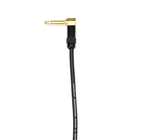 Audio2000'S C27006 6-Feet Gold-Plated 1/4-Inch TS Right Angle to Gold-Plated 1/4-Inch TS Right Angle Instrument/Audio/Stage/Patch/Recording Cable (One 6-Feet Cables) in Kuwait