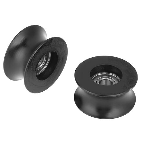 0840UU U Pulley Wheel Roller Bearing 8x39.5x20.1mm Nylon Coated U Type Pulley Rail Ball Bearing 4Pcs in Kuwait
