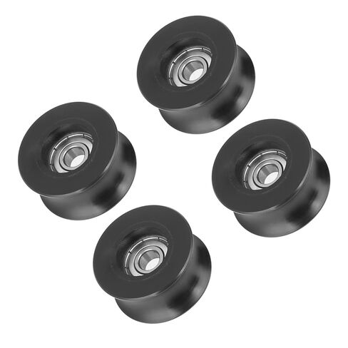 0840UU U Pulley Wheel Roller Bearing 8x39.5x20.1mm Nylon Coated U Type Pulley Rail Ball Bearing 4Pcs in Kuwait