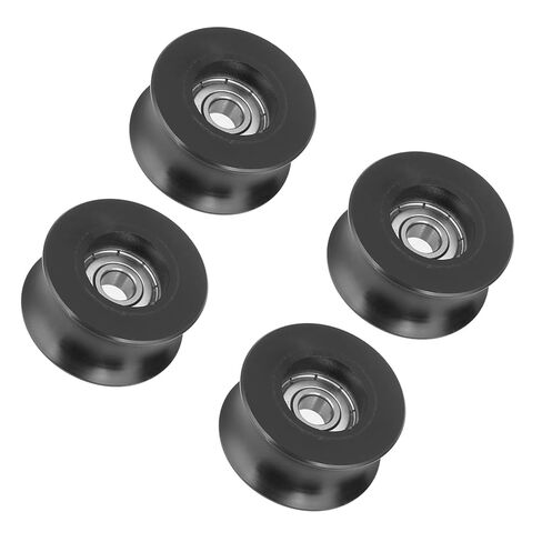 0840UU U Pulley Wheel Roller Bearing 8x39.5x20.1mm Nylon Coated U Type Pulley Rail Ball Bearing 4Pcs in Kuwait