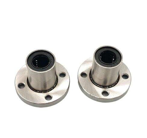 Flanged Linear Ball Bearing Slider 2pcs LMF25UU 25x40x59mm Round Flange Motion Bushing for Shaft Rod CNC Parts in Saudi Arabia