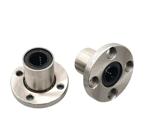 Flanged Linear Ball Bearing Slider 2pcs LMF25UU 25x40x59mm Round Flange Motion Bushing for Shaft Rod CNC Parts in Saudi Arabia