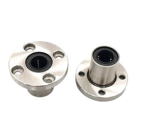 Flanged Linear Ball Bearing Slider 2pcs LMF25UU 25x40x59mm Round Flange Motion Bushing for Shaft Rod CNC Parts in Saudi Arabia