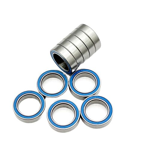 Bimetal Seal Shield Micro deep Groove Bearing 10pcs 6701-2RS 12x18x4mm ABEC-3 Electric Ball Bearings Blue Sealed in Saudi Arabia