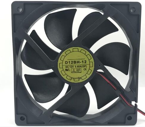 لD12BH-12(GP) 12V 0.6A 120X120X25MM 2-سلك مروحة التبريد in Kuwait