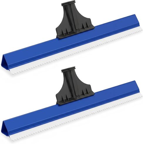 Pumtus 2 Pack Epoxy Floor Squeegees, 16 Inches Reusable Notched Squeegees with 4mm Deep Serrated Blade, Epoxy Urethane Flooring Tool for Self Leveling Cement, Urethane Epoxy Floor, Heavy Coatings in Kuwait