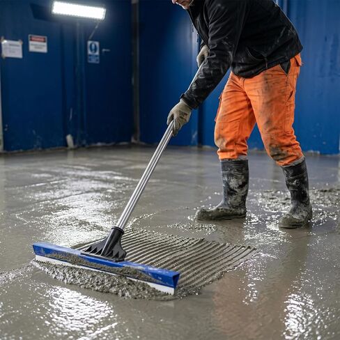 Pumtus 2 Pack Epoxy Floor Squeegees, 16 Inches Reusable Notched Squeegees with 4mm Deep Serrated Blade, Epoxy Urethane Flooring Tool for Self Leveling Cement, Urethane Epoxy Floor, Heavy Coatings in Kuwait