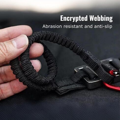 Tactical Tool Lanyard with Quick-Release Buckle, Retractable Tether for Safety Fall Protection with Screw Lock, Multi-Function Tool Lanyards for Hand Tools、Pistol、Belt or MOLLE in Kuwait