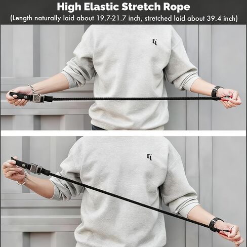 Tactical Tool Lanyard with Quick-Release Buckle, Retractable Tether for Safety Fall Protection with Screw Lock, Multi-Function Tool Lanyards for Hand Tools、Pistol、Belt or MOLLE in Kuwait