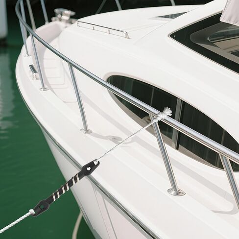 2pcs Boat Mooring Snubber, Heavy-Duty Boat Mooring Snubber Dock Line Accessories Anti-Slip Design Whips with Raised Points Fit for 3/8" - 7/16" (9.5-11mm) in Kuwait