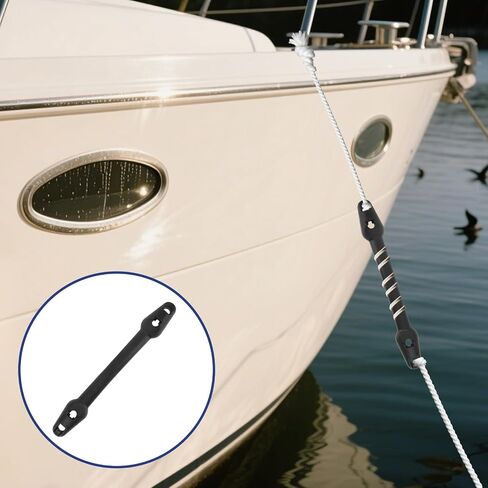 2pcs Boat Mooring Snubber, Heavy-Duty Boat Mooring Snubber Dock Line Accessories Anti-Slip Design Whips with Raised Points Fit for 3/8" - 7/16" (9.5-11mm) in Kuwait