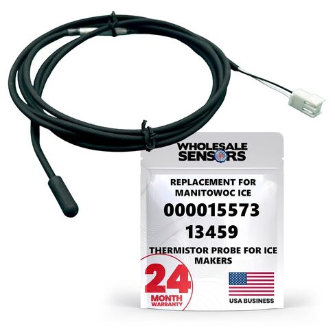 استبدال Manitowoc Ice 13459 000015573 NTC Thermistor Probe IP68 لصانعي الثلج، ضمان لمدة 24 شهرًا ودعم الولايات المتحدة الأمريكية in Kuwait