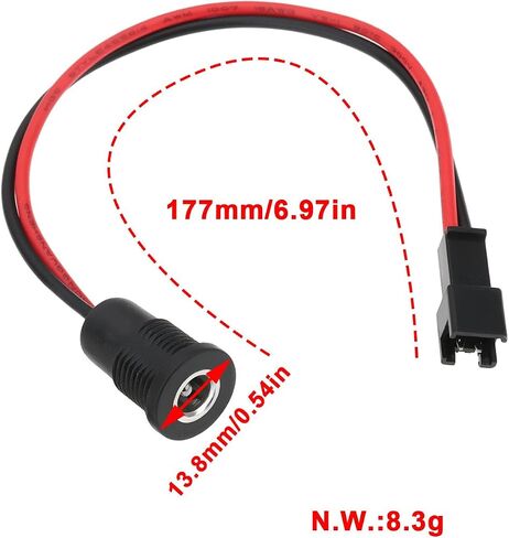 ECSiNG 5.5x2.1mm مقابس الطاقة مآخذ الشحن لملحقات السكوتر الكهربائي in Kuwait
