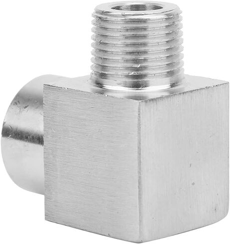 BSPP Female to Male Thread Elbow Connector Pipe Fitting Adapter 304 Stainless Steel - Quick Coupling for Air and Pneumatic Equipment, Rust - and Durable (3/8") in Kuwait